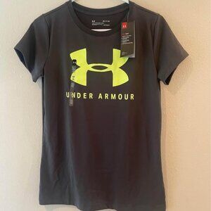 New Women’s Sz Small Under Armour Gray Loose Fit Heat Gear Shirt